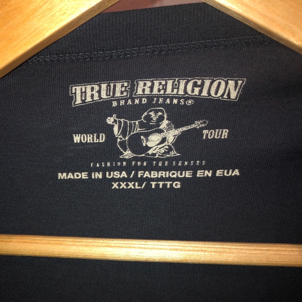 Black True Religion graphic tee